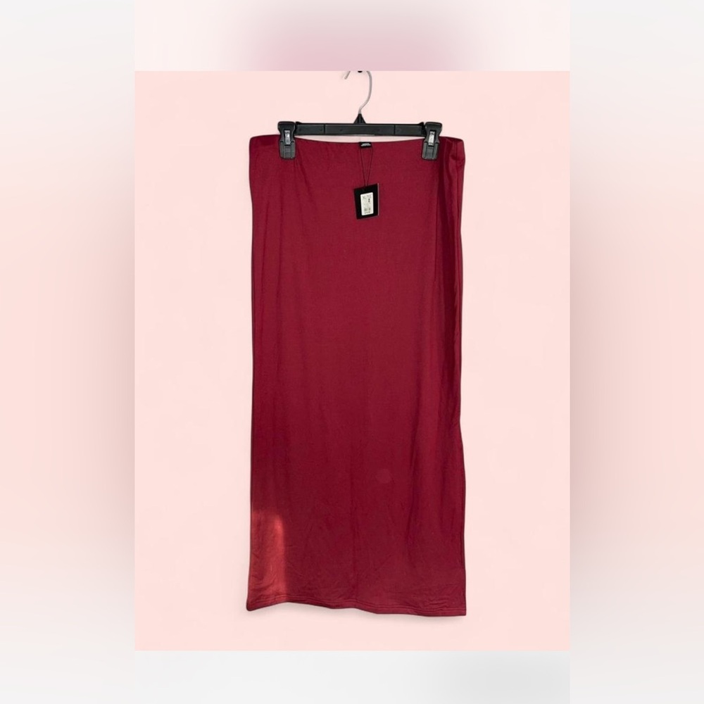 Long Red Women's Skirt
